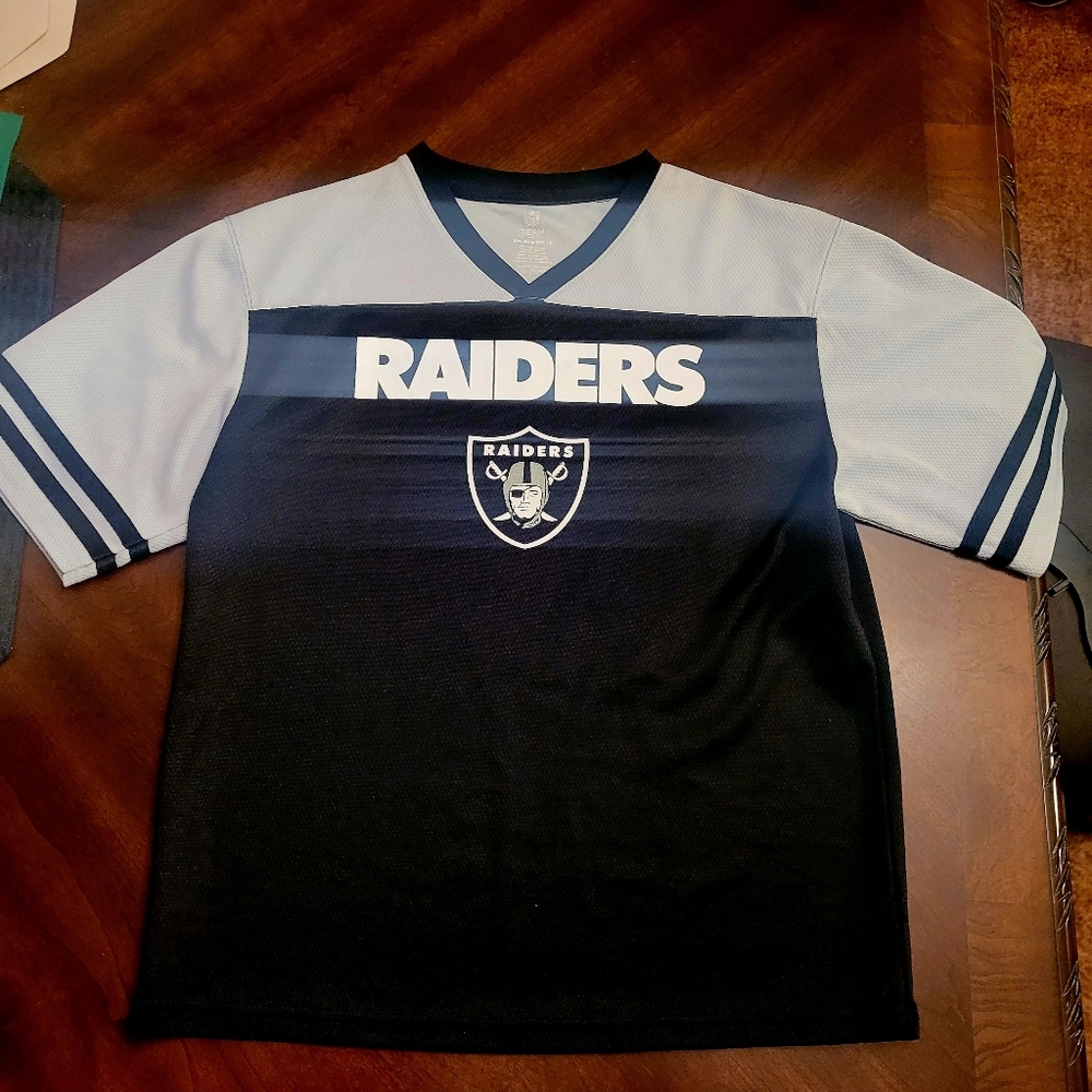 Raiders Youth Black and Grey jersey